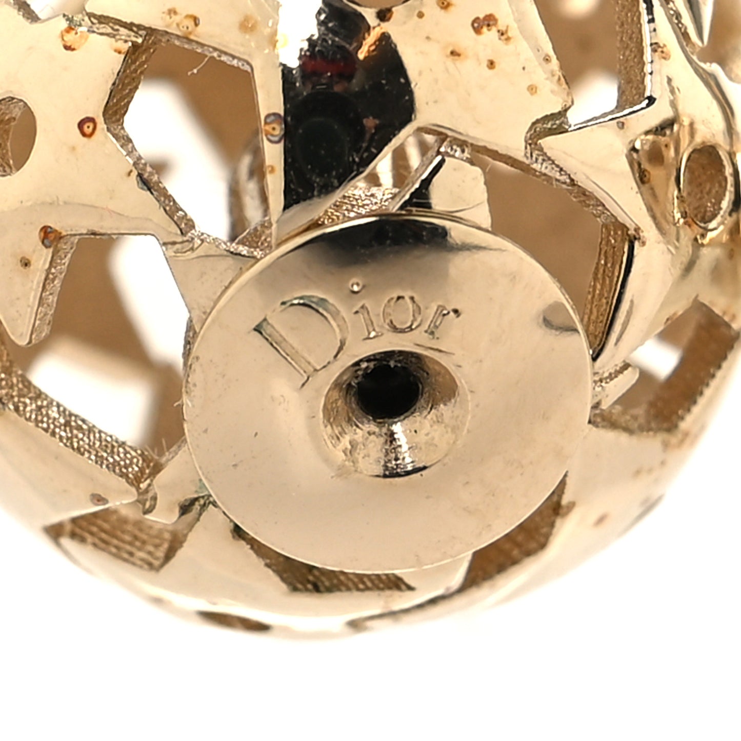 Pearl Star Mise En Dior Tribal Earrings Gold