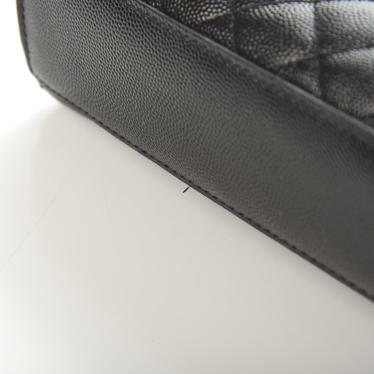 Grain De Poudre Large Tri-Quilt Monogram Satchel Black