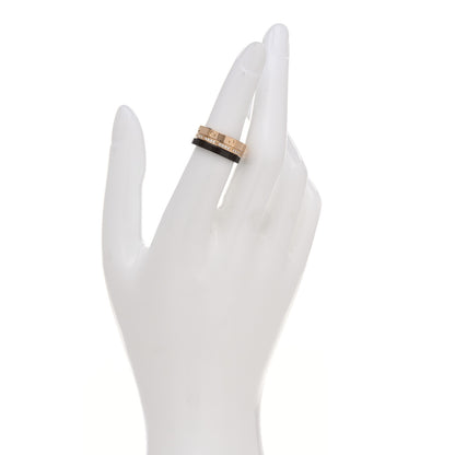 Cartier 18K Pink Gold Diamond Ceramic LOVE Ring Set 51 5.75 2 of 5