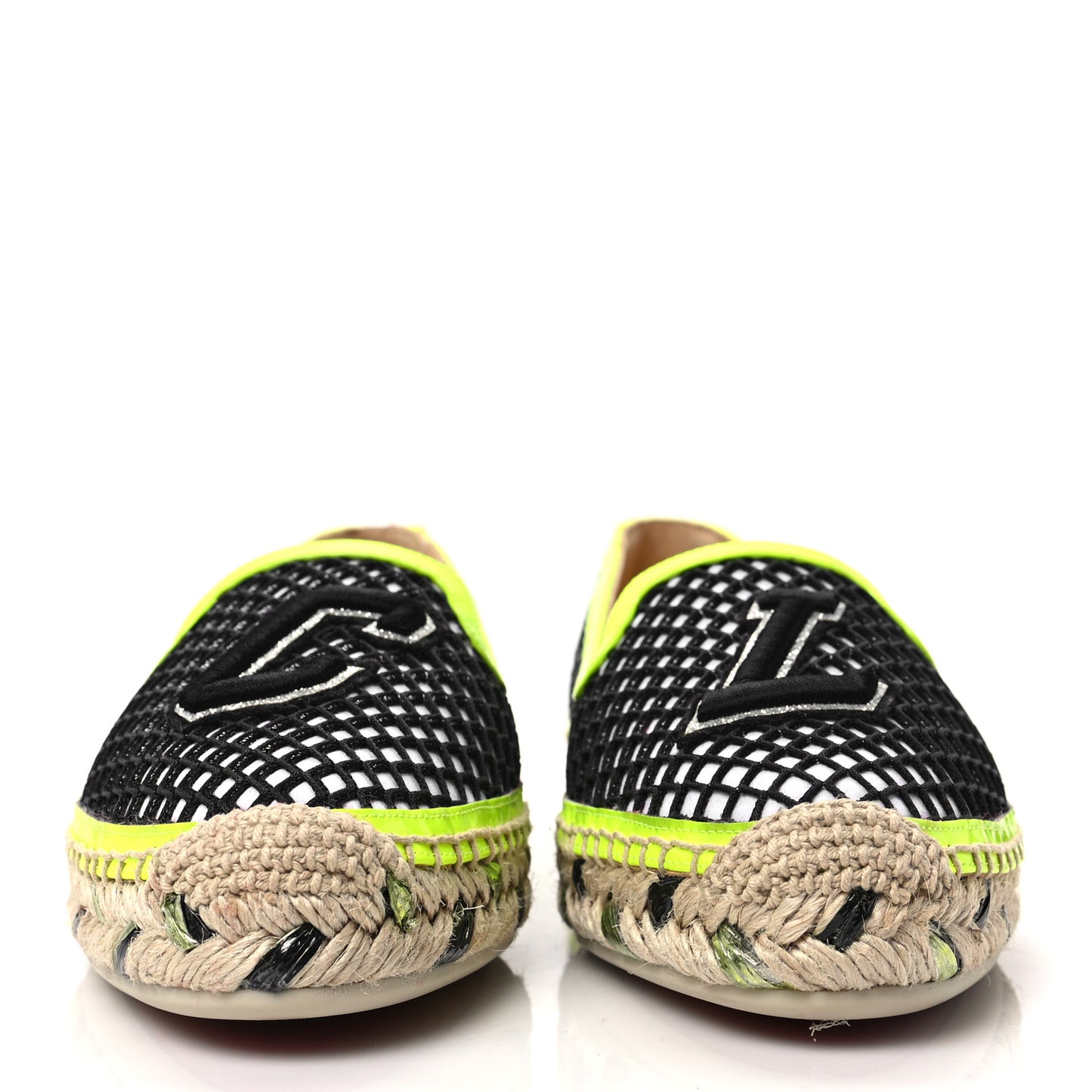 Neo Resille Ivy Espapop Flat Espadrilles 37 White Black
