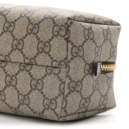 Gucci Soft GG Supreme Monogram Calfskin Medium Ophidia Cosmetic Case Beige Ebony New Acero 10 of 11