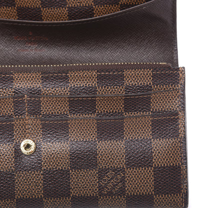Louis Vuitton Damier Ebene Emilie Wallet 6 of 7