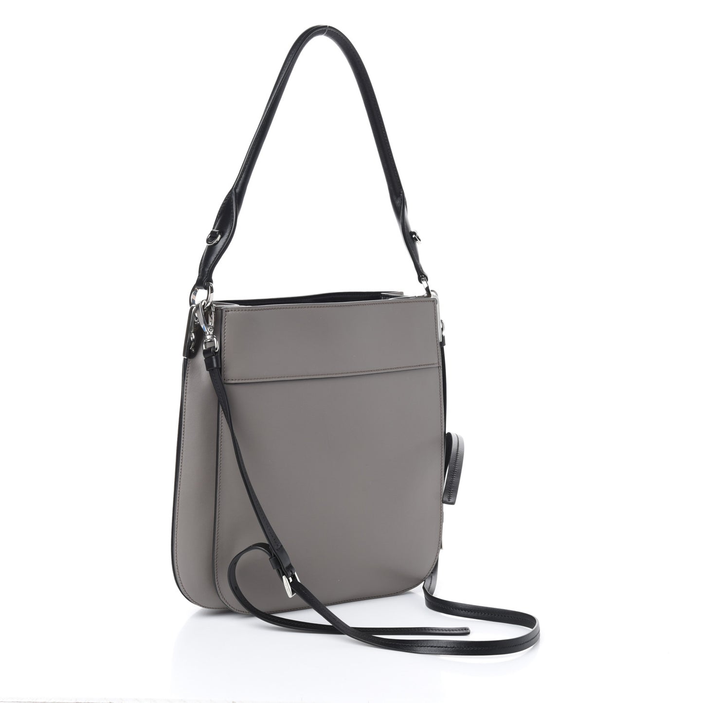City Calfskin Small Margit Bag Argilla Black