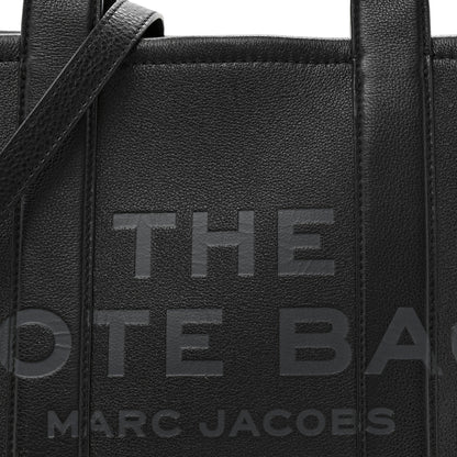 Marc Jacobs Grained Calfskin Medium The Tote Bag Black 8 of 13