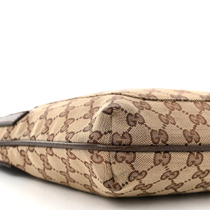 Gucci Monogram Flat Messenger Bag Dark Brown 9 of 11