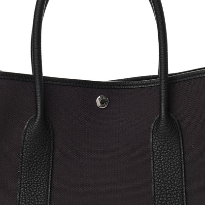 Hermes Toile Negonda Garden Party Tote 36 MM Prunoir Black 12 of 13