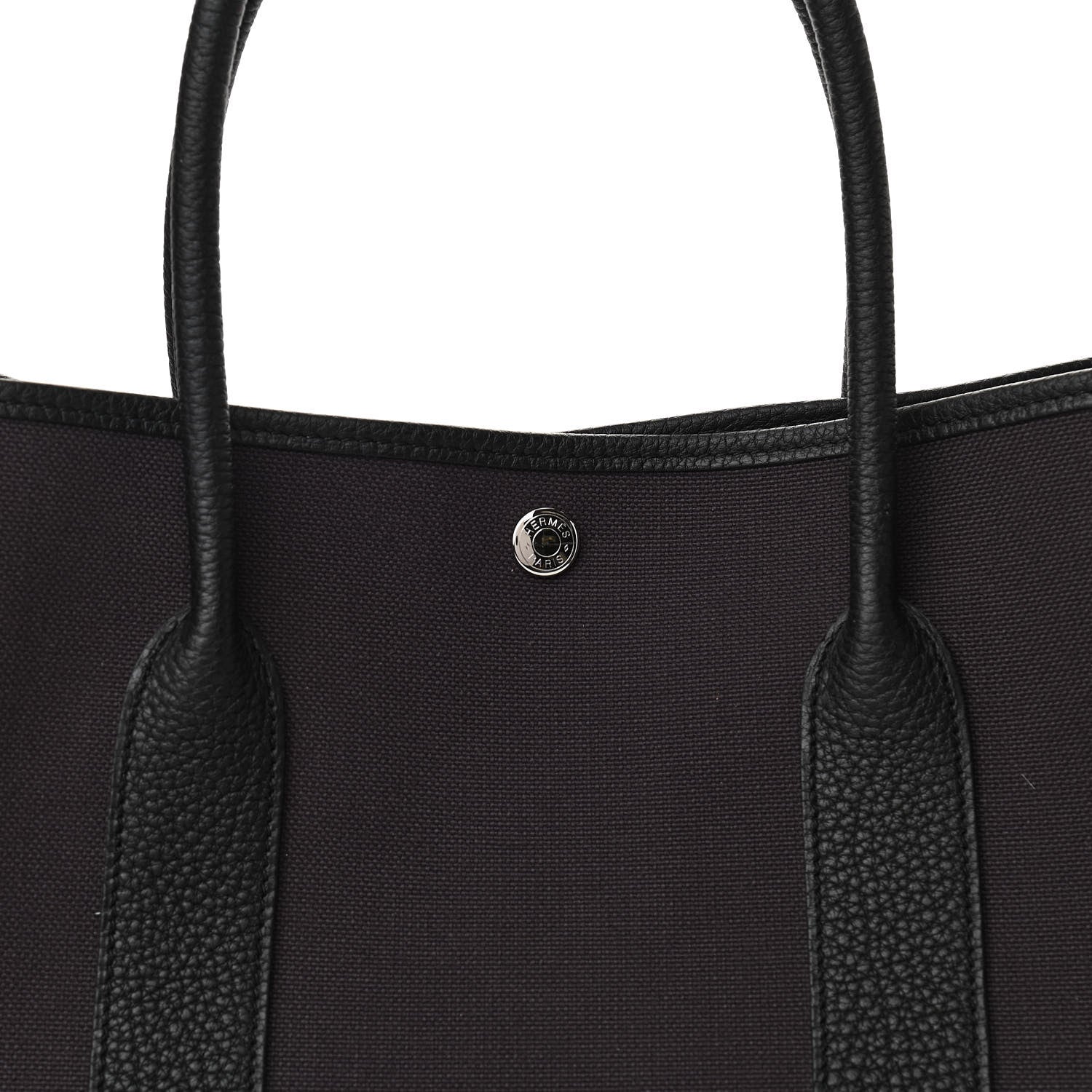 Hermes Toile Negonda Garden Party Tote 36 MM Prunoir Black 8 of 10