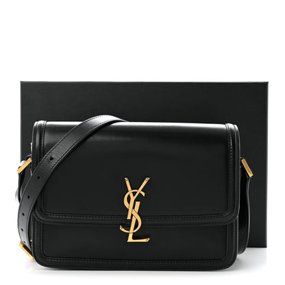 Saint Laurent Smooth Calfskin Small Solferino Satchel Black 12 of 12