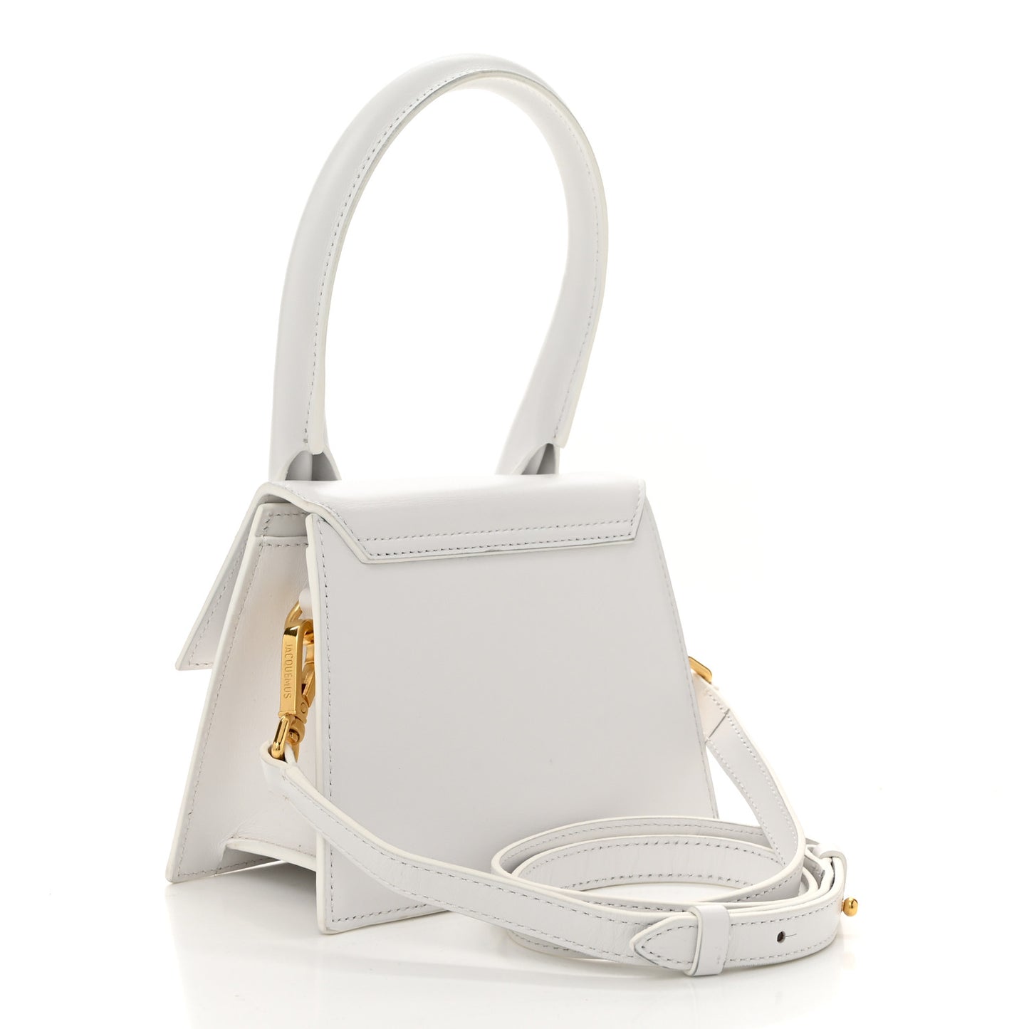 Smooth Calfskin Le Chiquito Moyen White