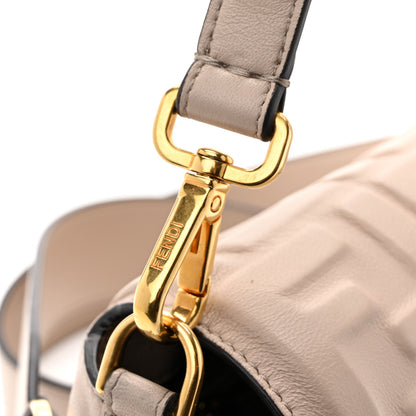 Fendi Nappa FF 1974 Embossed Baguette Camelia 12 of 14