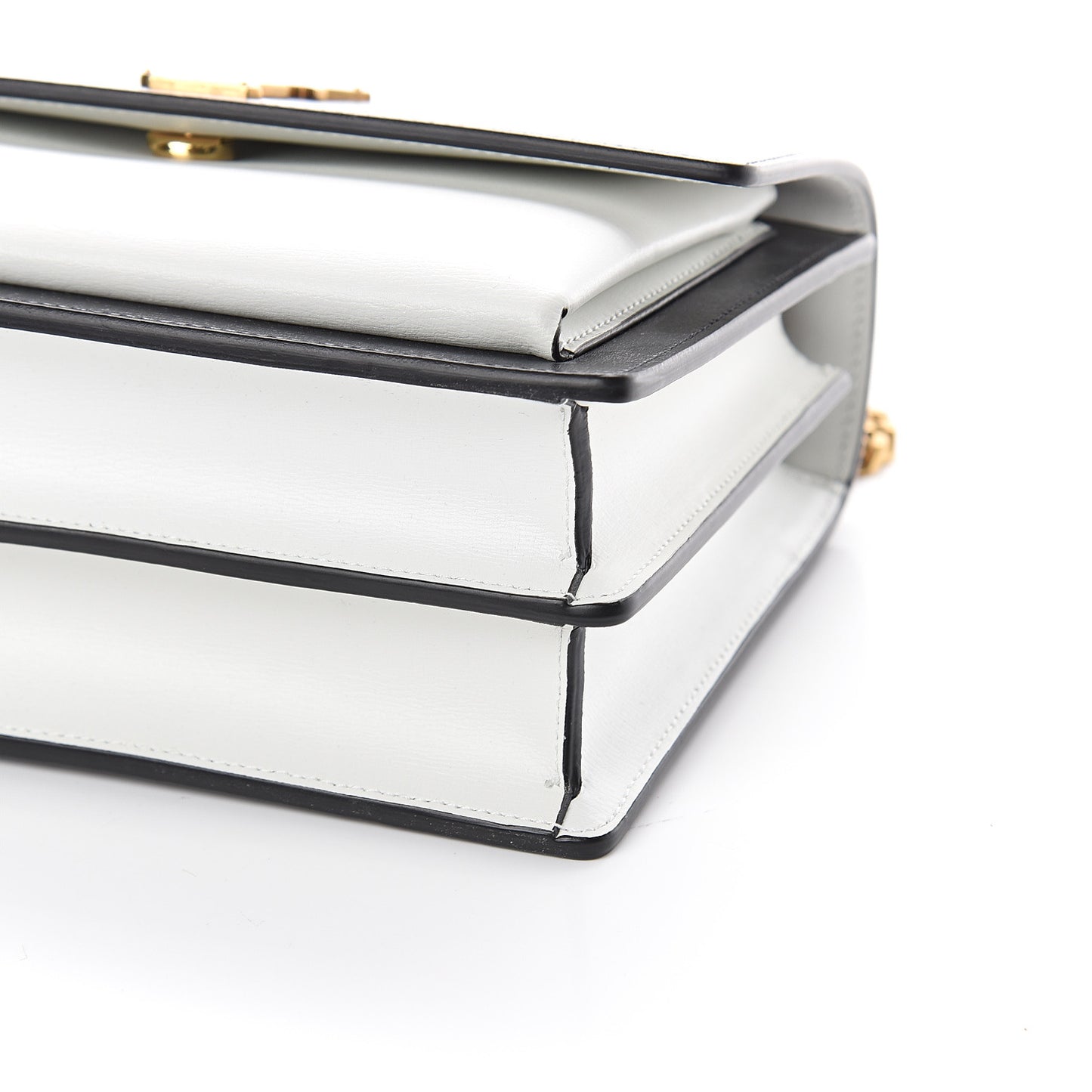 Calfskin Bi-Color Medium Monogram Sunset Black Pearl White