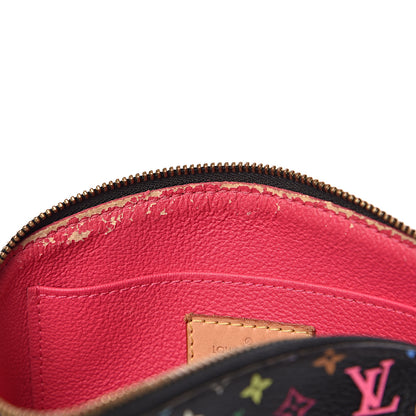 Louis Vuitton Monogram Multicolor Cosmetic Pouch Black Grenade 6 of 8