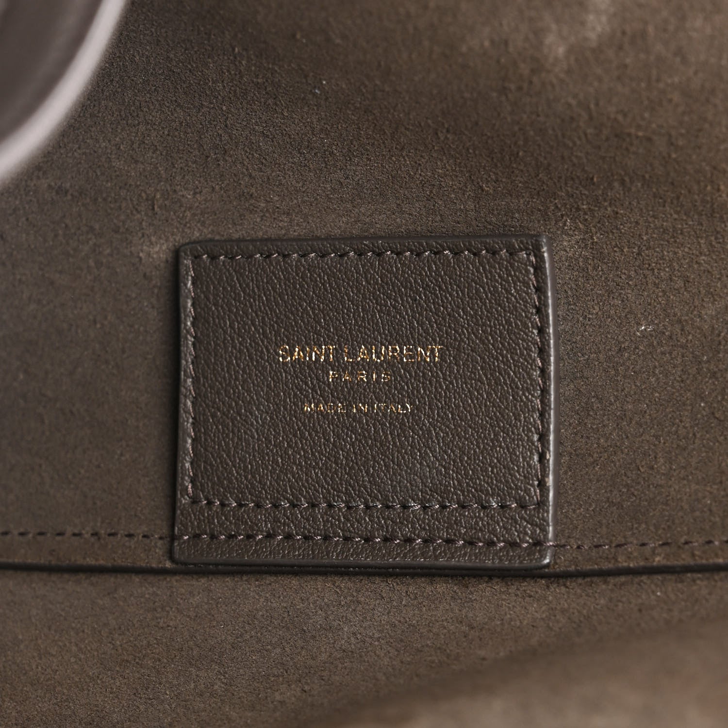 Saint Laurent Calfskin Large Shopping Tote Fog 6 of 15