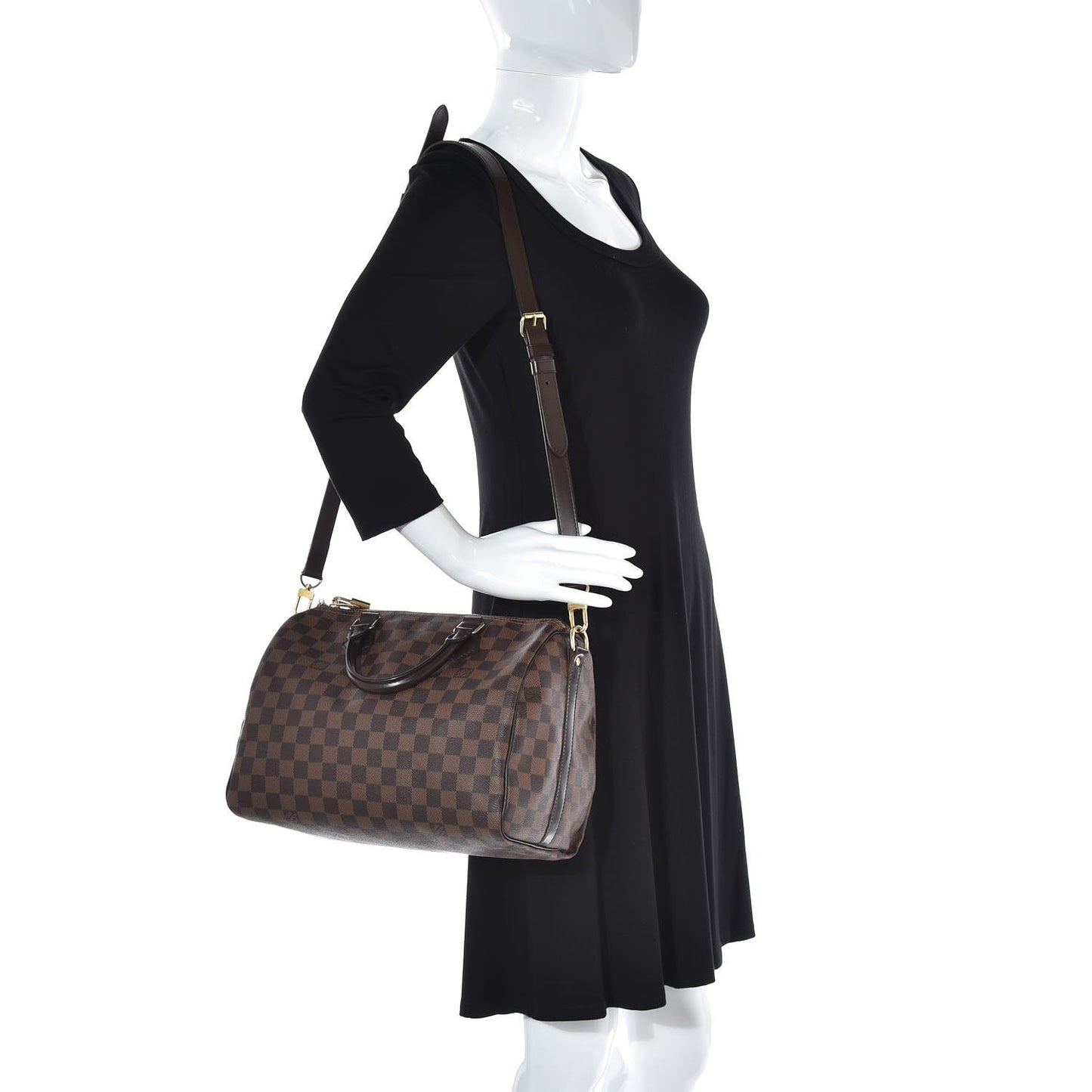 Damier Ebene Speedy Bandouliere 30