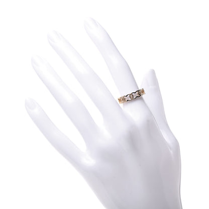 Chanel Metal Chain CC Ring 5 Gold 2 of 5
