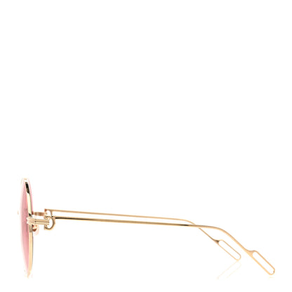 Cartier Premiere De Cartier Round Sunglasses Pink Gold 3 of 8