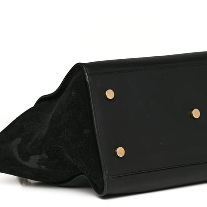 Saint Laurent Calfskin Small Monogram Downtown Cabas Black 8 of 13