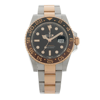 Rolex Stainless Steel 18K Everose Gold 40mm GMT-Master II Root Beer Watch 126711CHNR 1 of 5
