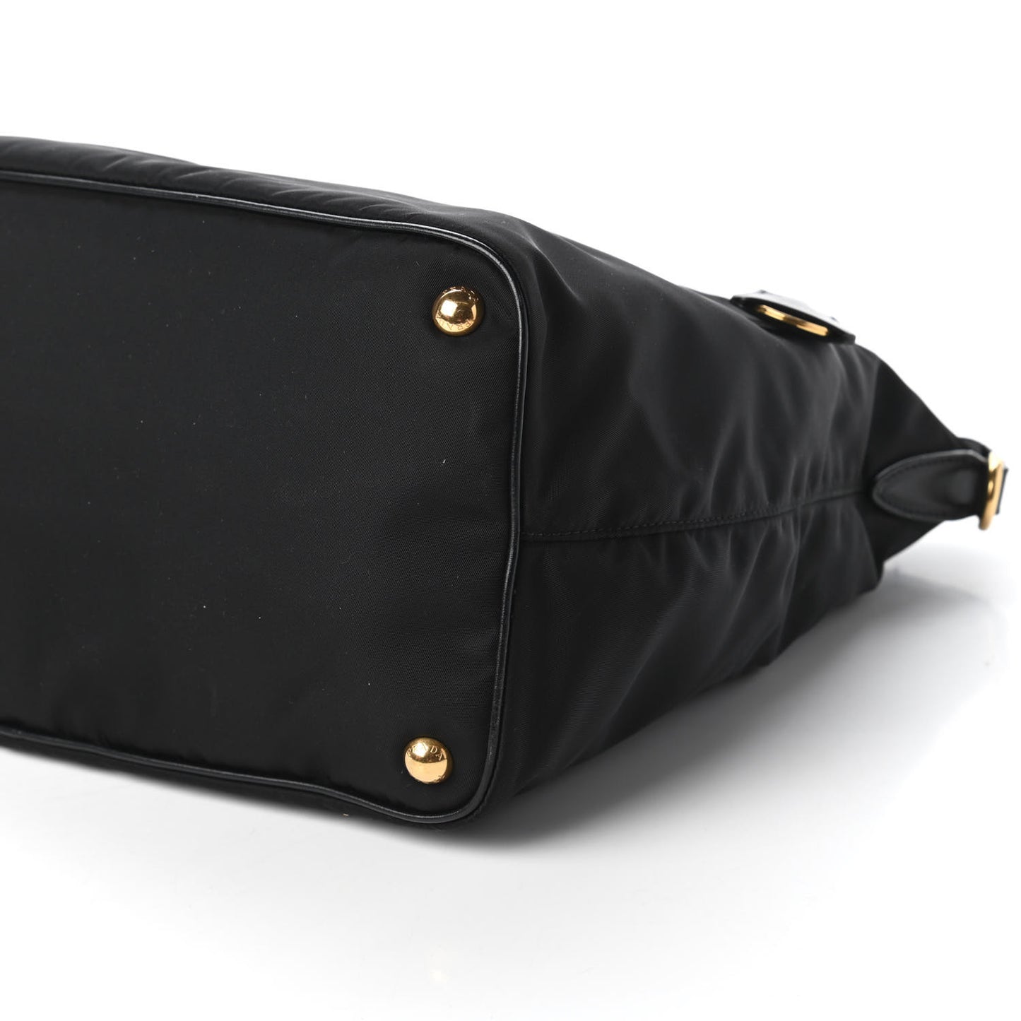 Tessuto Nylon Soft Calf Tote Black