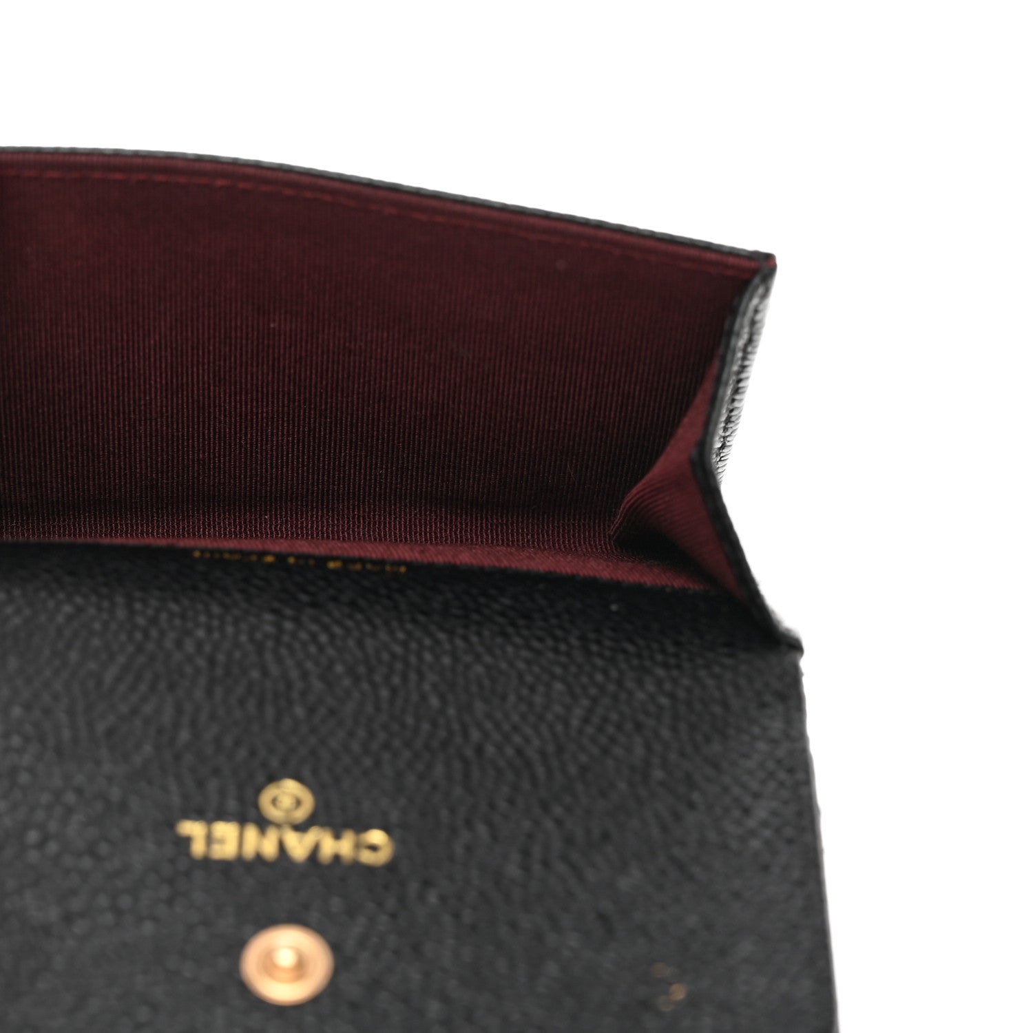 Chanel Caviar Quilted Flap Card Holder Black 5 of 8