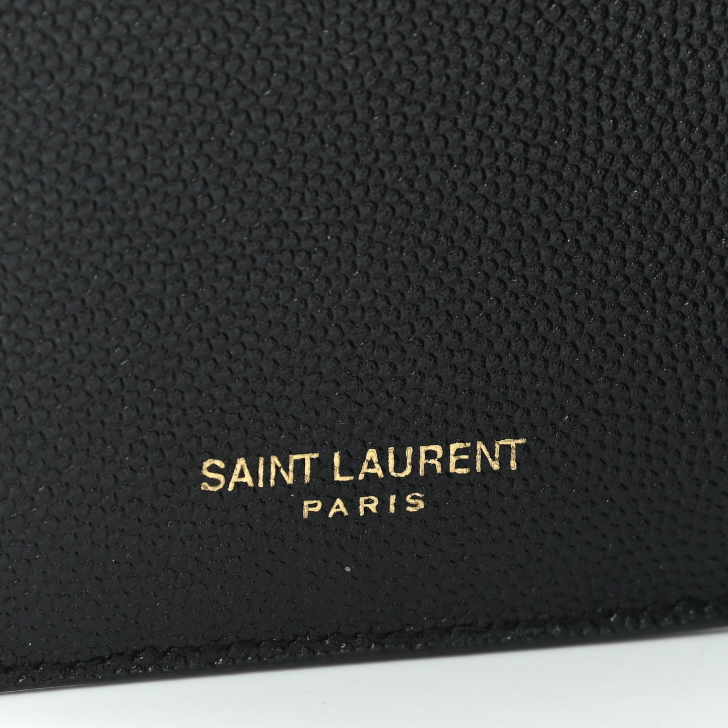 Grain De Poudre Monogram Bi-Fold Wallet Black