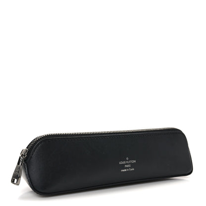 Louis Vuitton Monogram Eclipse Elizabeth Pencil Pouch Black 3 of 5