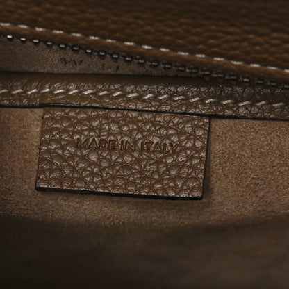 Celine Drummed Calfskin Nano Luggage Souris 5 of 9