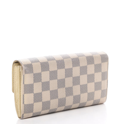 Louis Vuitton Damier Azur Sarah Wallet 3 of 17