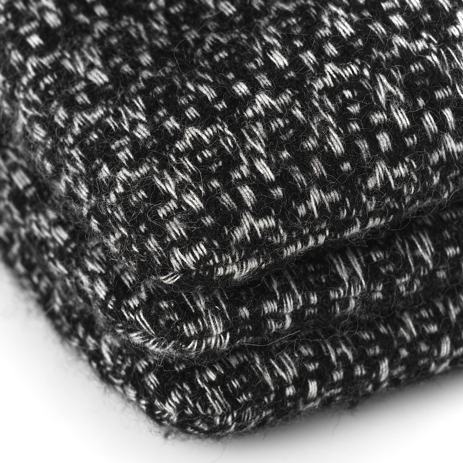 Chanel Sequin Tweed Icons Large Accordion 3 Flap Black 9 of 14