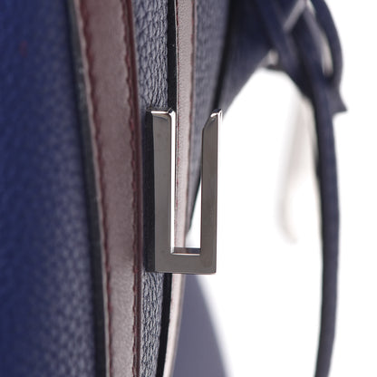 Hermes Togo Swift Officier Birkin 40 Bleu Encre Bordeaux 20 of 35