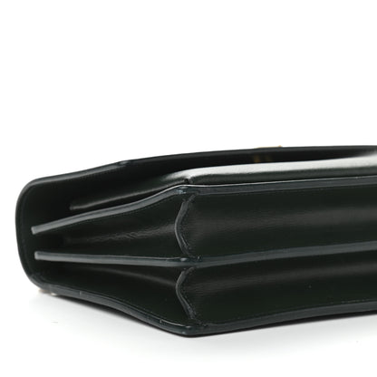 Saint Laurent Calfskin Medium Monogram Sunset New Vert Fonce 7 of 8