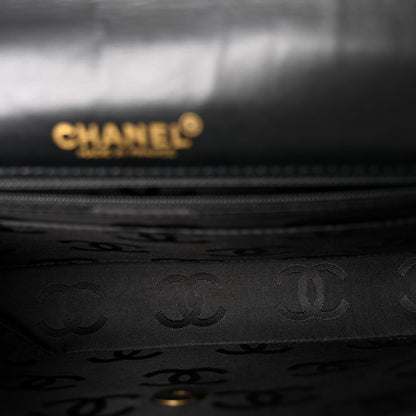 Chanel Calfskin Wild Stitch Jumbo Flap Black 5 of 12