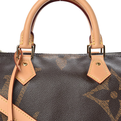 Louis Vuitton Reverse Monogram Giant Speedy Bandouliere 30 8 of 10