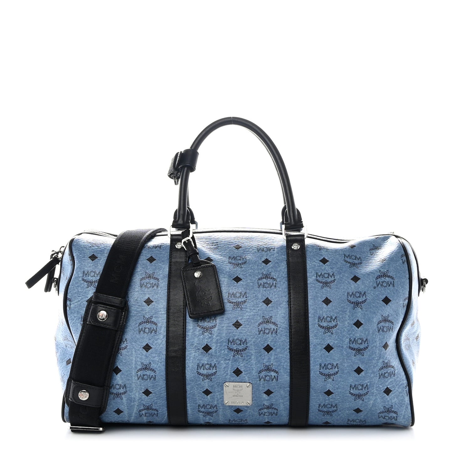 Visetos Medium Traveler Weekender Duffle Bag Blue Black