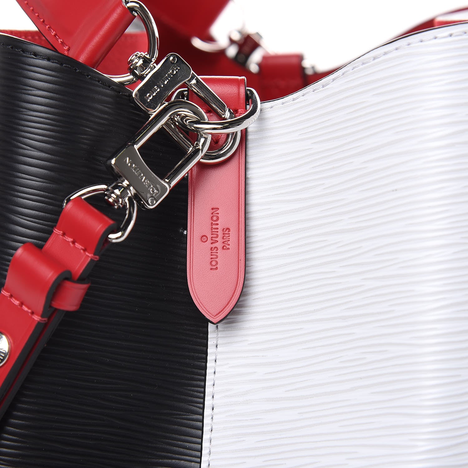 Louis Vuitton Epi Neonoe Black White 10 of 11