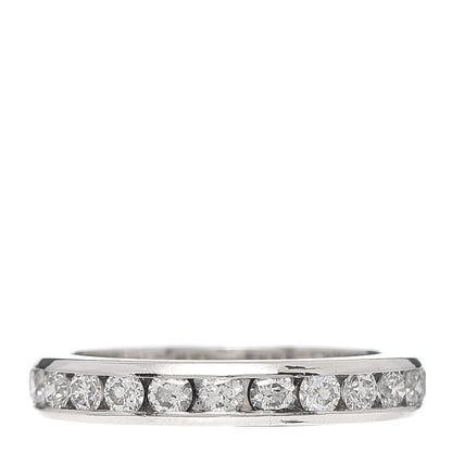 Tiffany Platinum Diamond 3mm Wedding Band Ring 48 4.5 3 of 5
