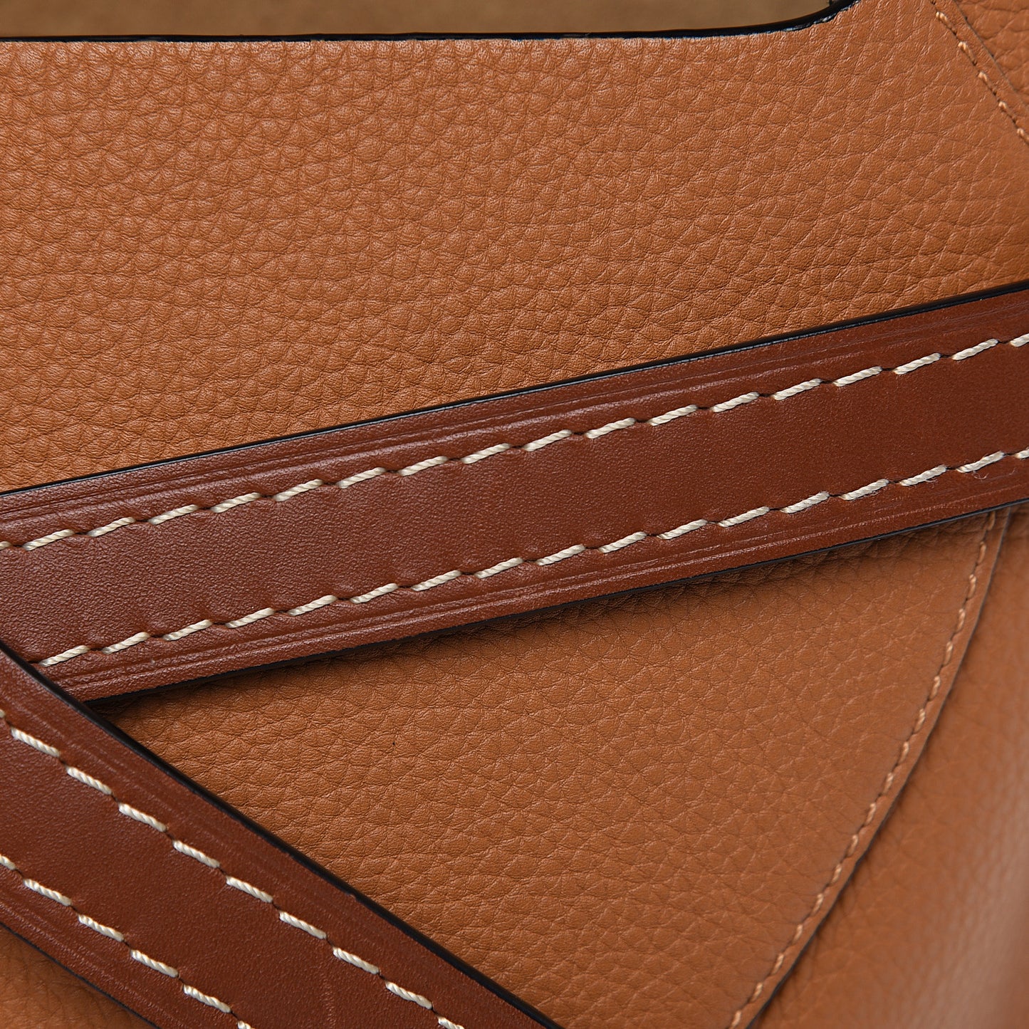 Grained Calfskin Small Gate Crossbody Bag Caramel Pecan