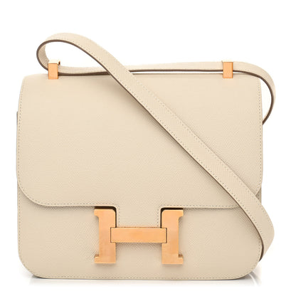 Hermes Epsom Constance 24 Craie 1 of 11