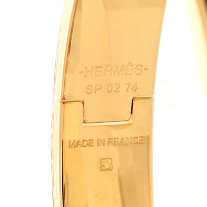 Hermes Enamel Narrow Clic Clac H Bracelet PM Black 4 of 5