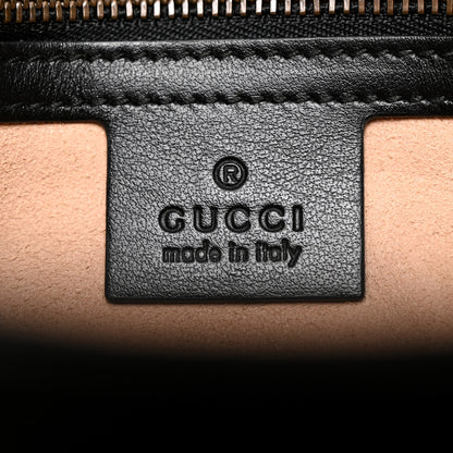 Gucci Calfskin Matelasse Small GG Marmont Shoulder Bag Black 6 of 10