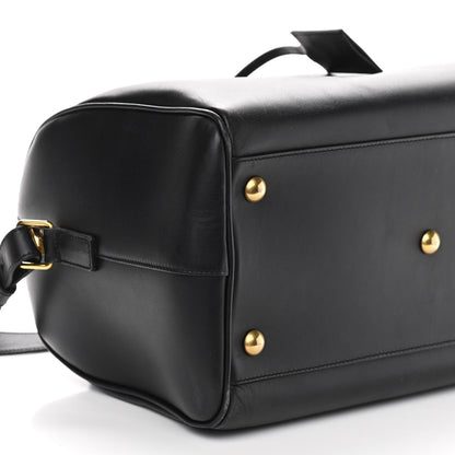 Saint Laurent Calfskin Classic Duffle 6 Black 7 of 8