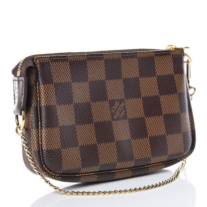 Louis Vuitton Damier Ebene Mini Pochette Accessories 3 of 10