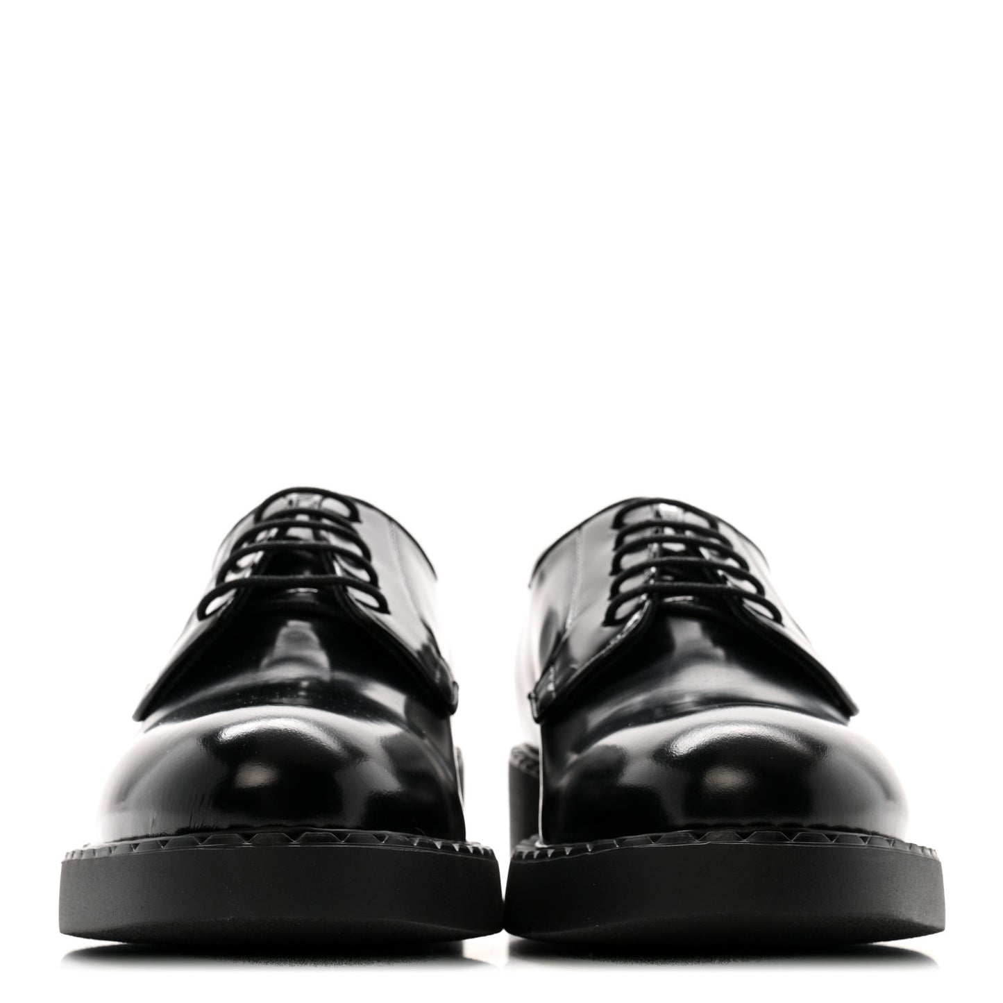 Spazzolato Calzature Donna 50mm Derby Loafers 39 Black