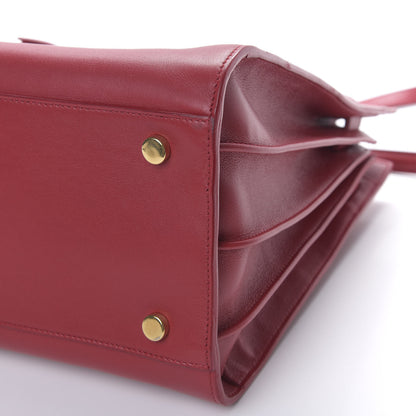 Saint Laurent Calfskin Small Sac De Jour Oxblood 6 of 10