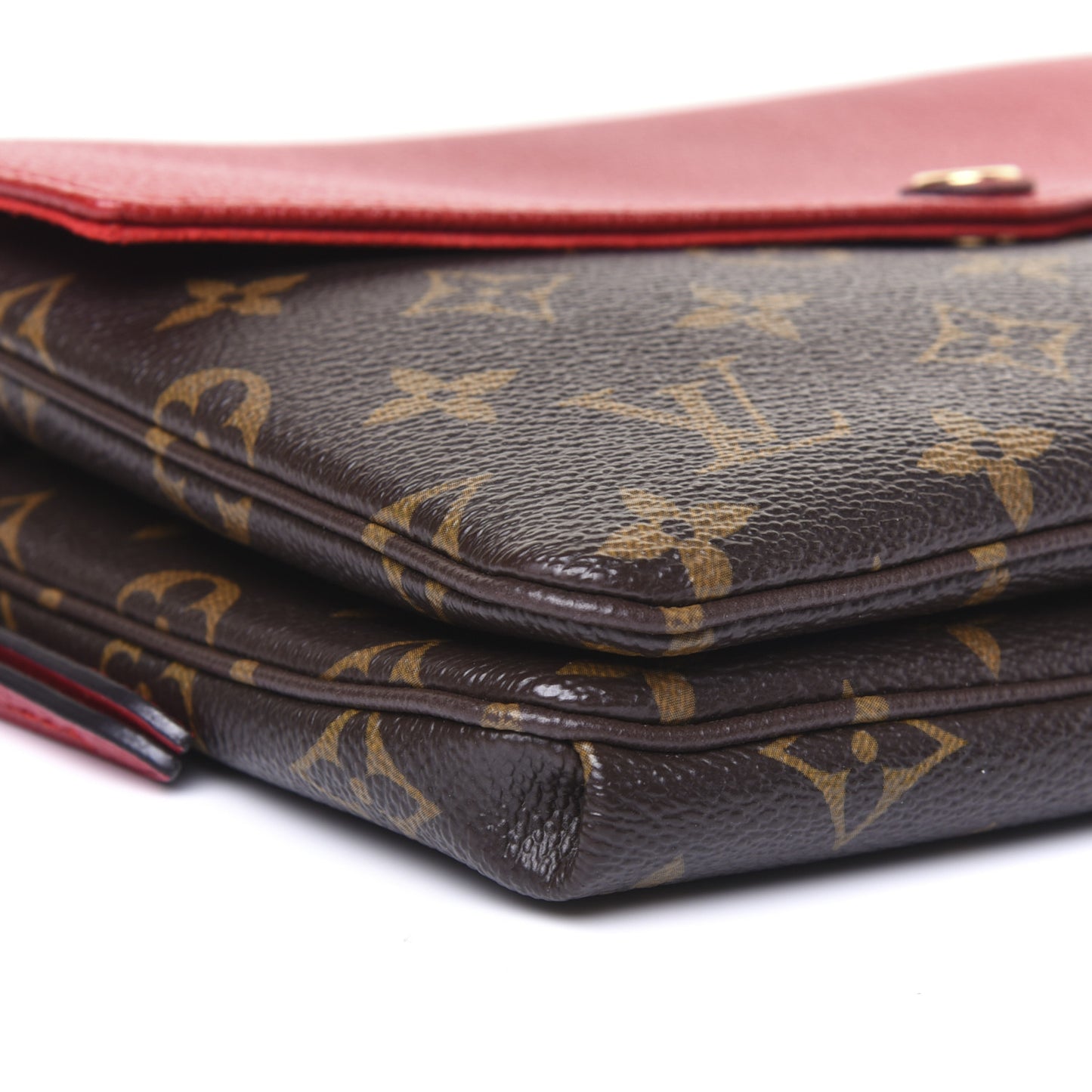 Monogram Twice Pochette Cherry