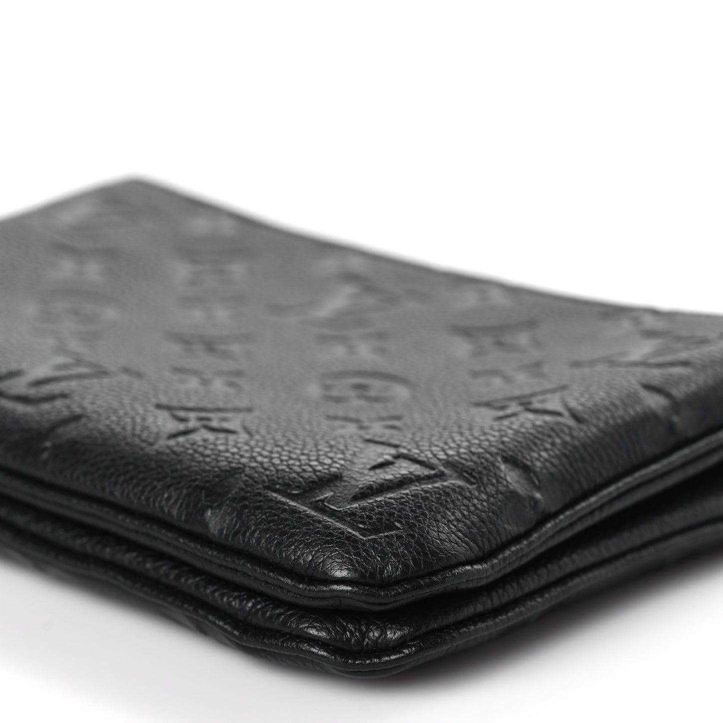 Empreinte Double Zip Pochette Black