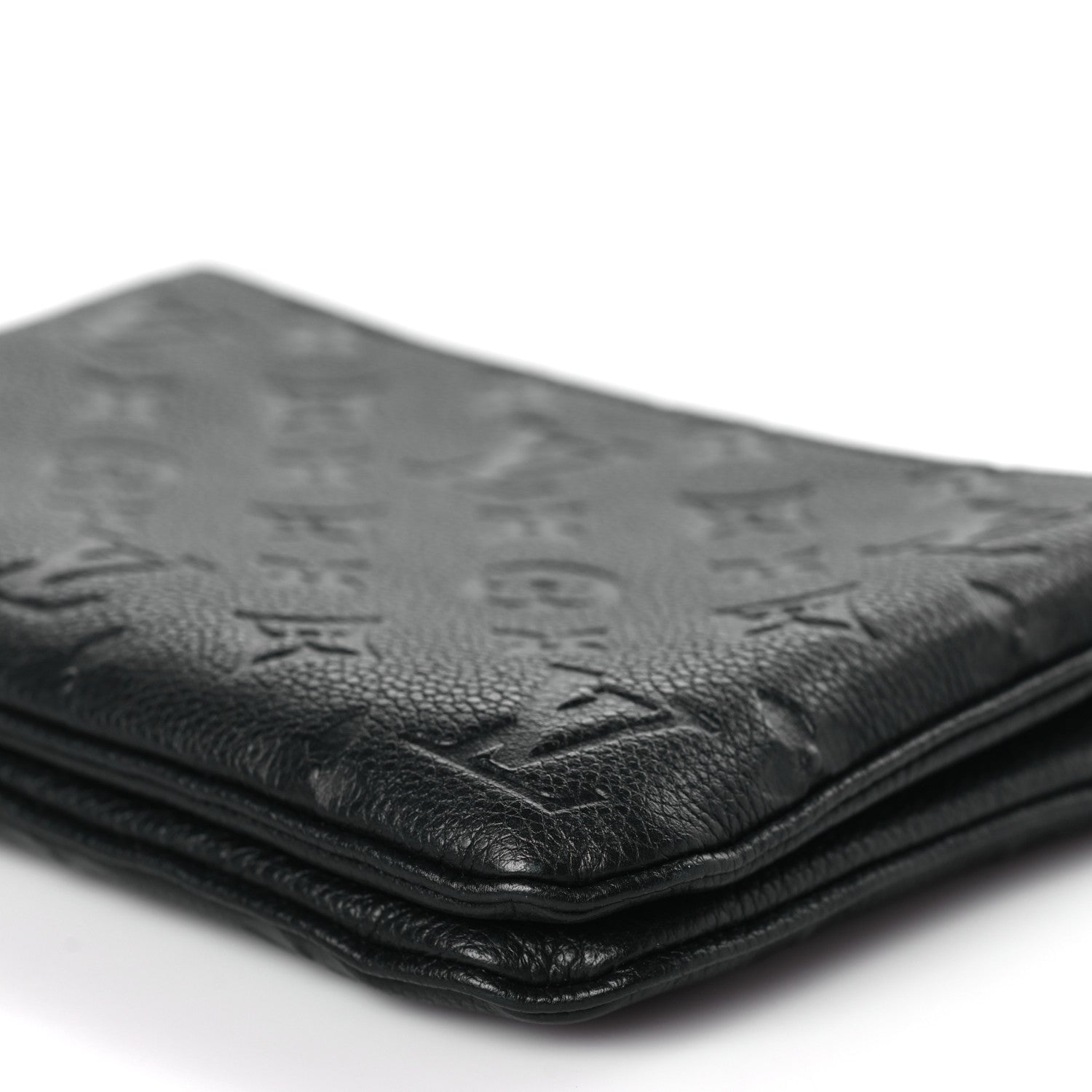 Louis Vuitton Empreinte Double Zip Pochette Black 9 of 10