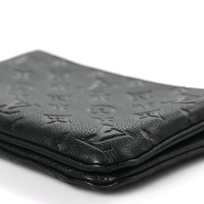 Louis Vuitton Empreinte Double Zip Pochette Black 9 of 10