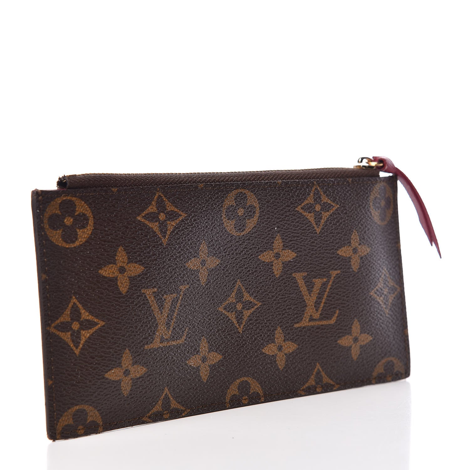 Louis Vuitton Monogram Felicie Chain Wallet Zippered Insert Fuchsia 3 of 8