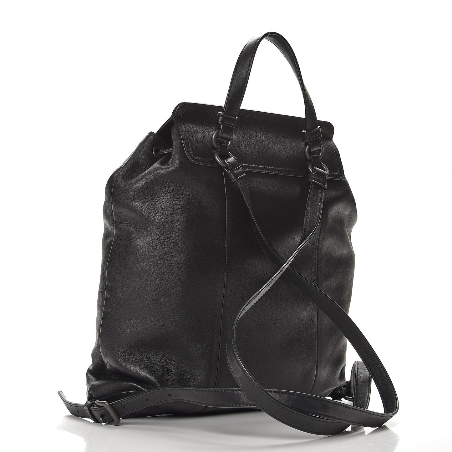 Nappa Intrecciato Backpack Nero Black